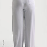 Relaxed Cotton Pants - Sky