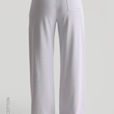 Relaxed Cotton Pants - Sky