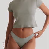 Relaxed Cotton Baby Tee - Sage