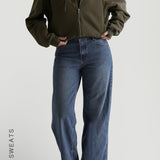 The Structured Bomber Jacket - Deep Olive