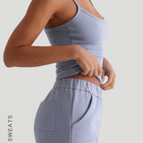 Easy Fit Sweat Shorts 2" - Sea Breeze