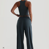 The Ivy Wide-Leg Trousers - Serene