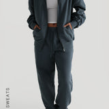 Boyfriend Zip-Up Hoodie - Serene