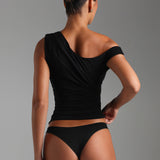 Atelier Ruched Top - Black