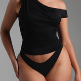 Atelier Ruched Top - Black