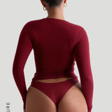 Mist Long Sleeve T-Shirt - Wine