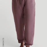 Jogger Fit Sweatpants - Vintage Purple