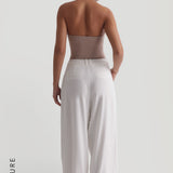 Timeless Cowl Neck Full-Length Top - Warm Mocha