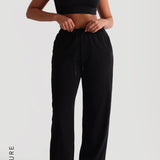 Second Skin Crop Top - Black