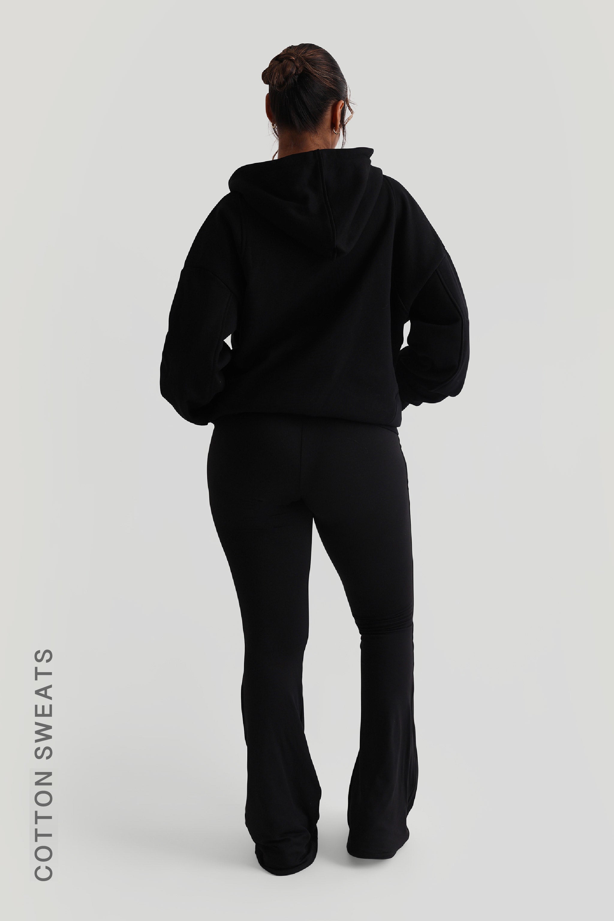 Boyfriend Zip Up Hoodie Black My Outfit Online