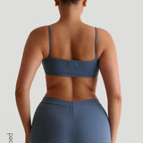 Slip-On Micro-Ribbed Bralette - Breeze
