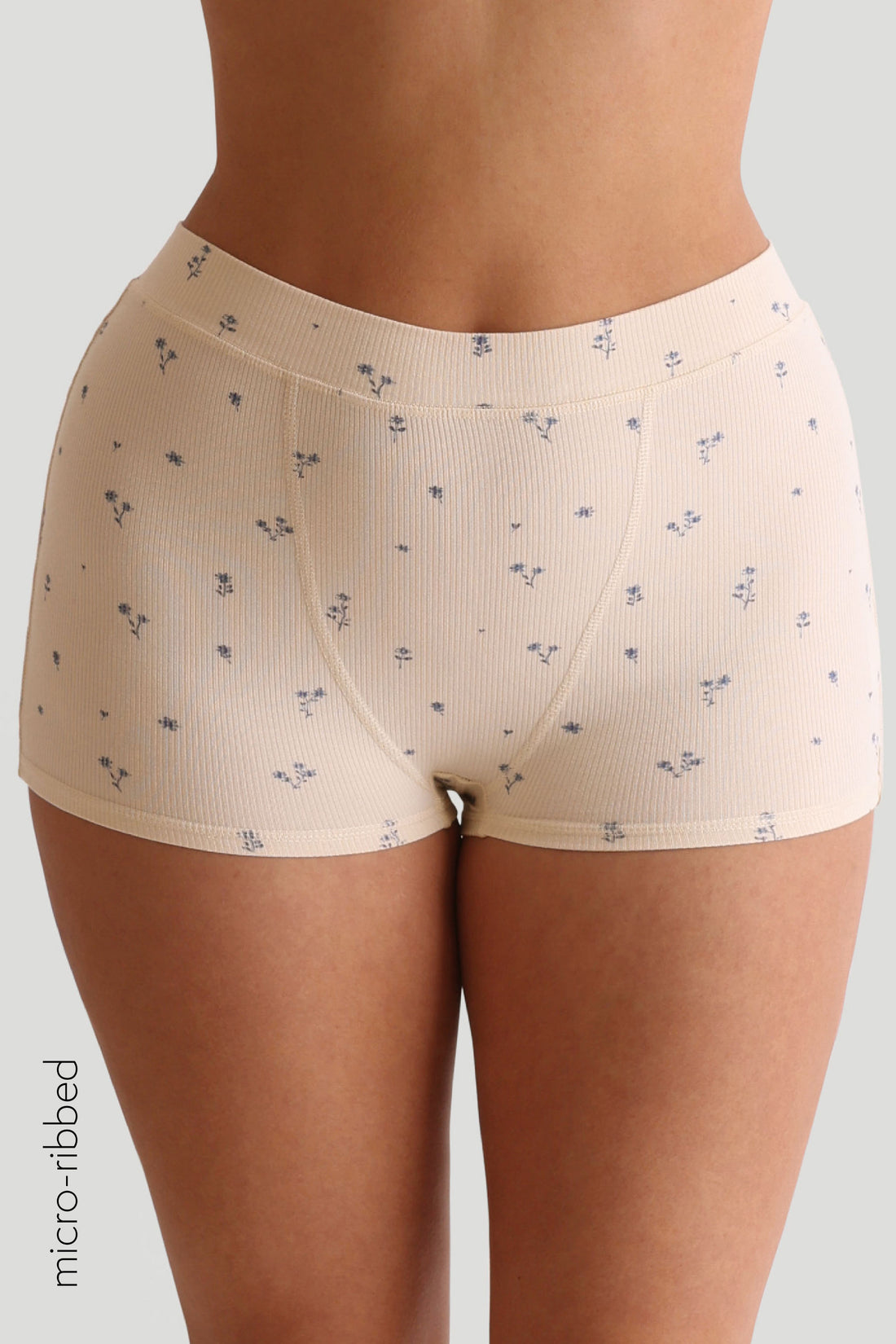 Classic Micro-Ribbed Boxer - Bloom