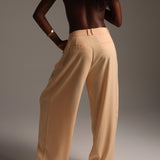 The Ivy Wide-Leg Trousers - Honeypeach