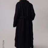 The Origin Longline Trench Coat - Black