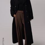 The Origin Longline Trench Coat - Black