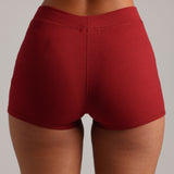 Classic Micro-Ribbed Boxer - Cranberry