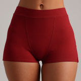 Classic Micro-Ribbed Boxer - Cranberry