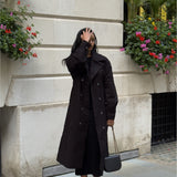 The Arden Midi Trench Coat - Black
