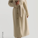 The Origin Longline Trench Coat - Khaki