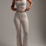 Pro-Technical Flared Leggings - Buttercream