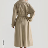 The Origin Longline Trench Coat - Khaki