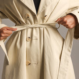 The Origin Longline Trench Coat - Khaki