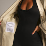 The Origin Longline Trench Coat - Khaki