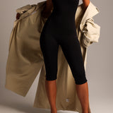 Capri Halter Jumpsuit - Black