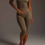 The Capri Pants - Latte Taupe