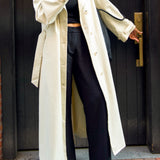 The Origin Longline Trench Coat - Khaki