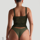 Classic Micro-Ribbed Cami - Veil Camo