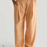 The Ivy Wide-Leg Trousers - Honeypeach