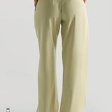 The Modern Straight Leg Trousers - Peppermint Tea