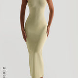 True Boat Neck Maxi Dress - Peppermint Tea