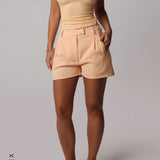 The Ivy Shorts - Honeypeach