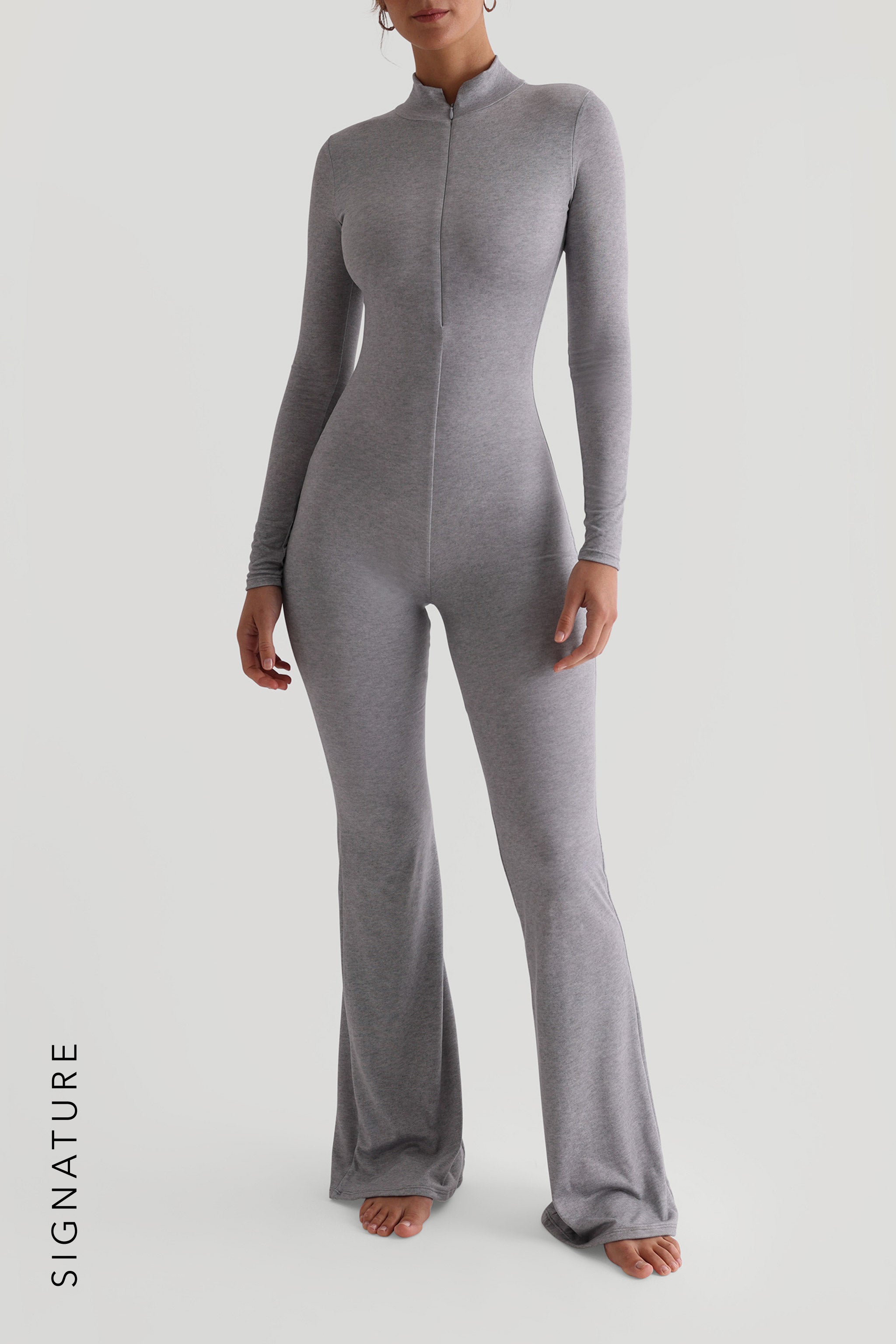 Heather gray jumpsuit online