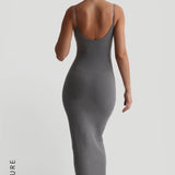 Prime Cami Maxi Dress - Dark Stone Gray