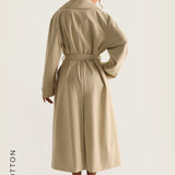 The Origin Longline Trench Coat - Khaki