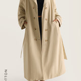 The Origin Longline Trench Coat - Khaki