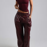 Mist Short Sleeve T-Shirt - Black Cherry