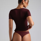 Mist Short Sleeve T-Shirt - Black Cherry