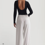 The Ivy Wide-Leg Trousers - White