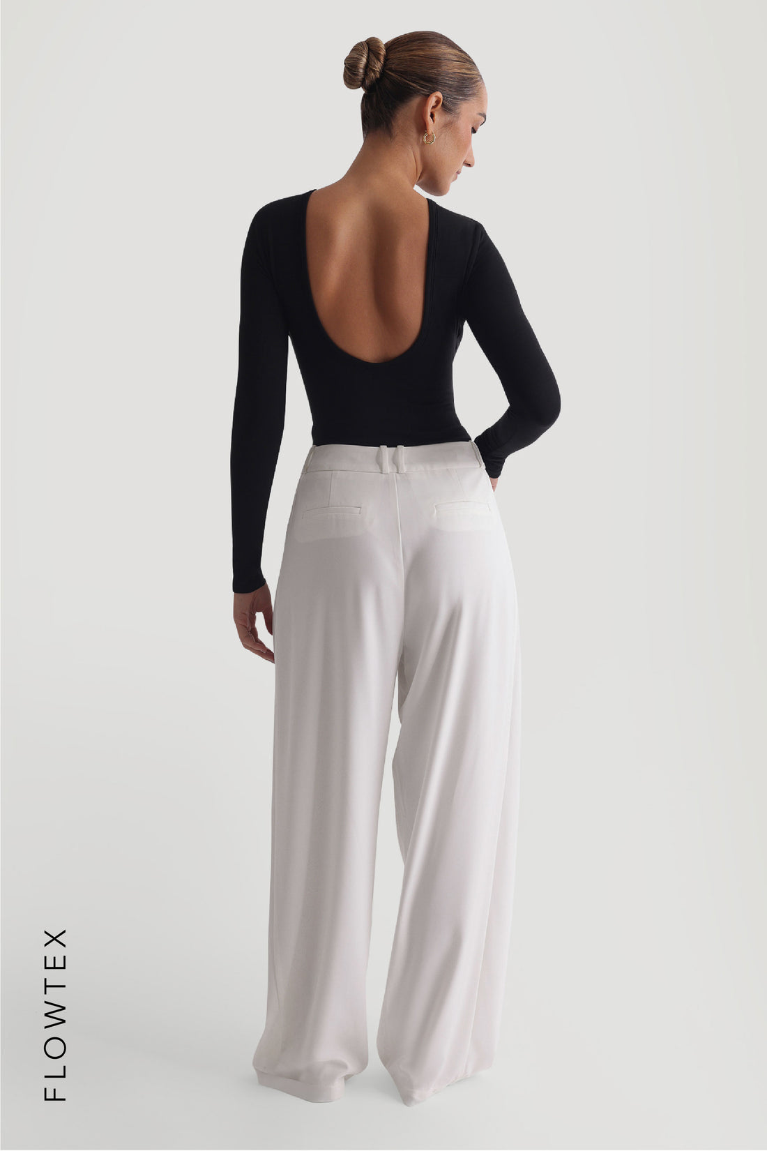 The Ivy Wide-Leg Trousers - White