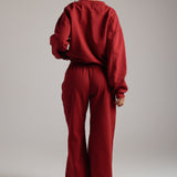 Classic Cotton Crewneck - Cranberry