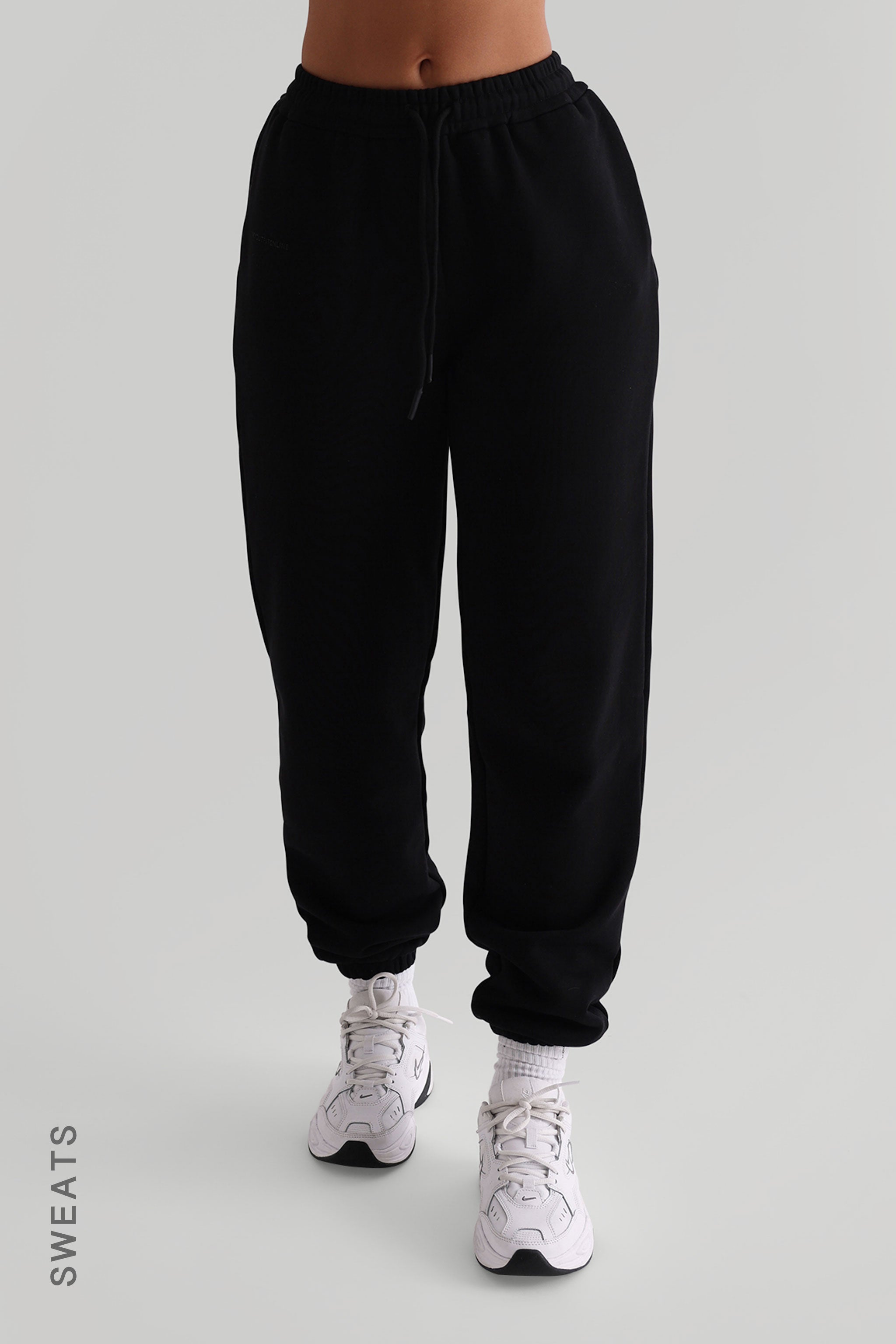 Jogger Fit Sweatpants Black My Outfit Online