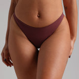 Comfort Thong Panty - Black Cherry