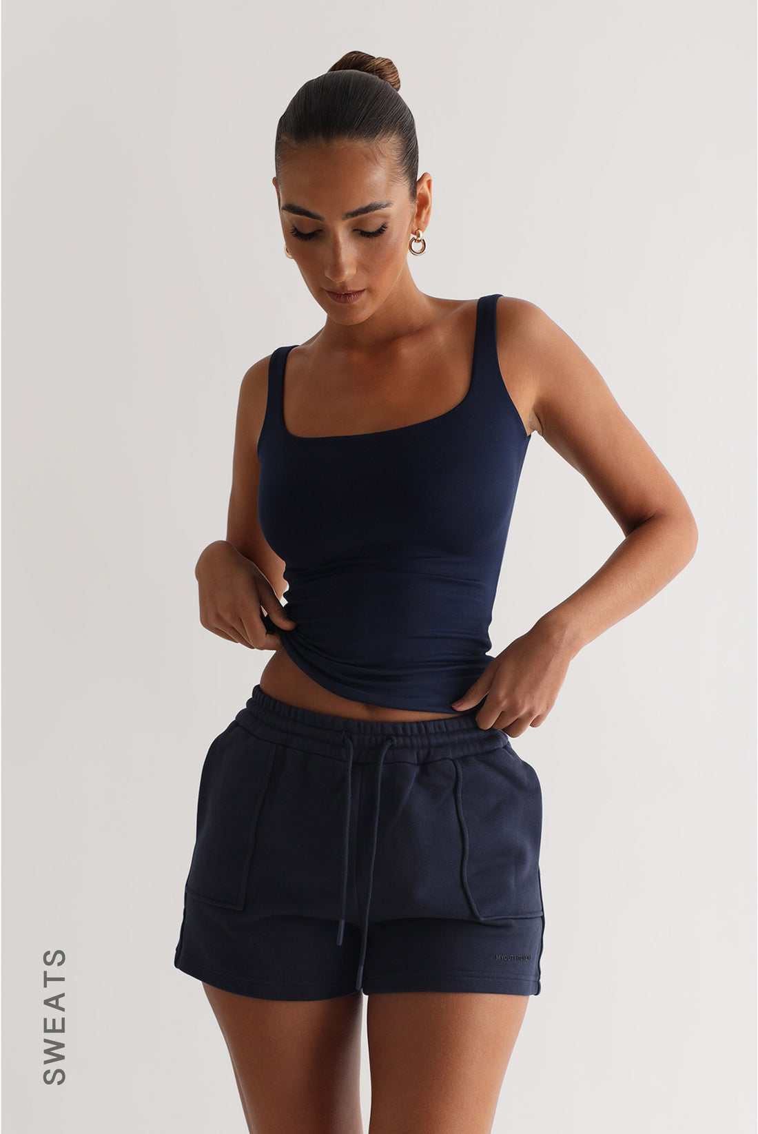 Easy Fit Sweat Shorts - Navy