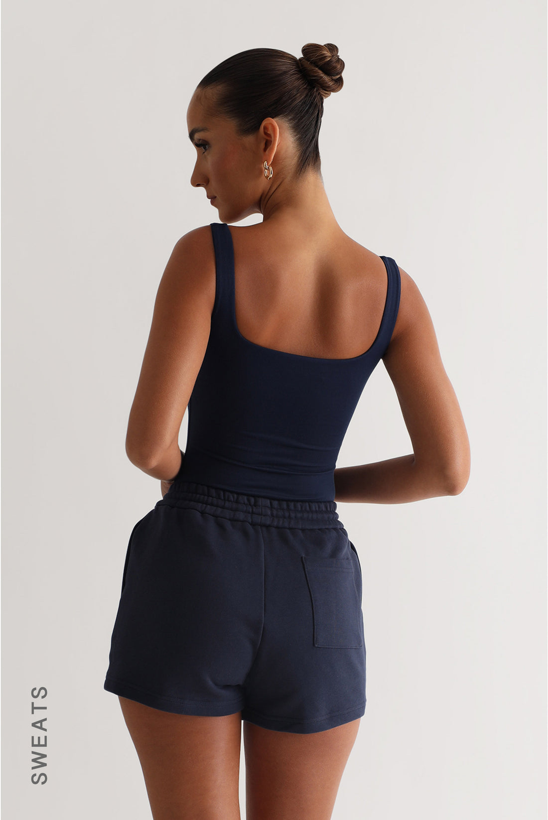Easy Fit Sweat Shorts - Navy