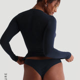 Mist Long Sleeve T-Shirt - Navy