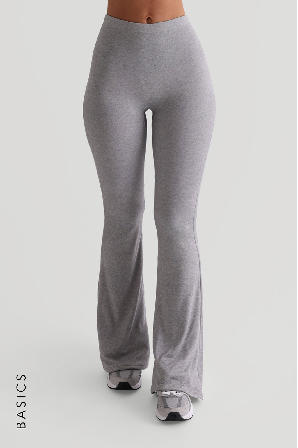 Relaxed Fit Flared Legging Set Heather Gray – The Haute Rack Shop